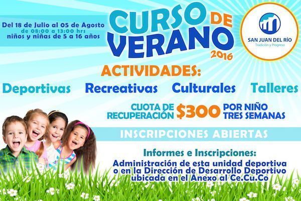 Ofrece municipio diversas actividades de verano 1 VERANO2
