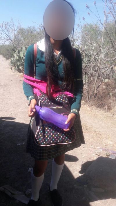 Detienen a jovencita de 14 años que pretendía distribuir marihuana cerca de un Cobaq 1