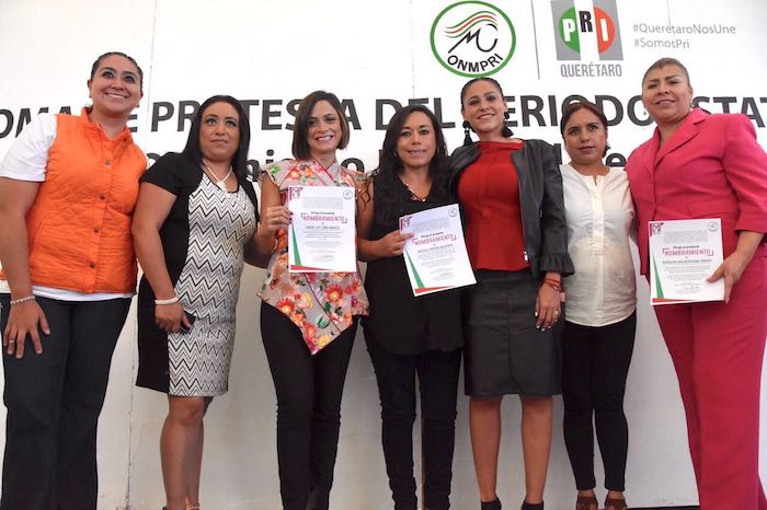 Rinden protesta 18 dirigentes municipales del ONMPRI 1