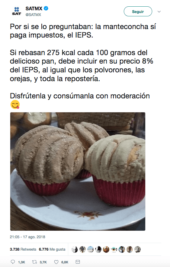 manteconchas Va el SAT por las Manteconchas, deben pagar impuesto especial 1