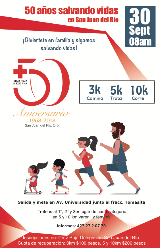 Con carrera y caminata Cruz Roja celebra 50 años en San Juan 1 carrera cruz roja