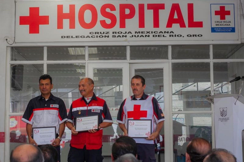 Cruz Roja honra a sus fundadores en 50 aniversario en SJR Cruz Roja honra a sus fundadores en 50 aniversario en SJR