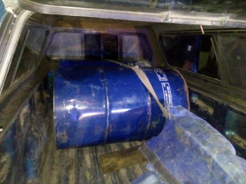 Detenidos por transportación de combustible presuntamente robado 1
