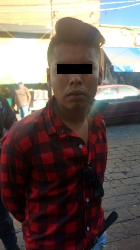 Detienen a depravado sujeto, manoseó a una niña en la calle