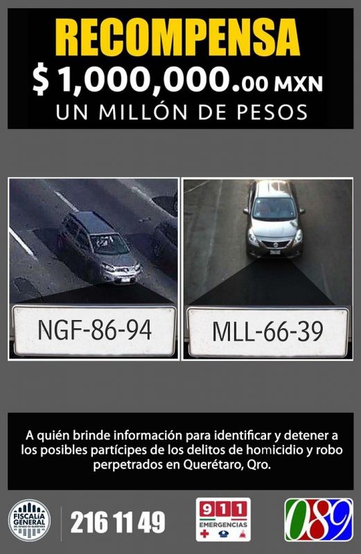 Fiscalía ofrece 1 millón por estos sujetos; asesinaron a 2 ancianos 2 Fiscalía ofrece 1 millón por estos sujetos; asesinaron a 2 ancianos