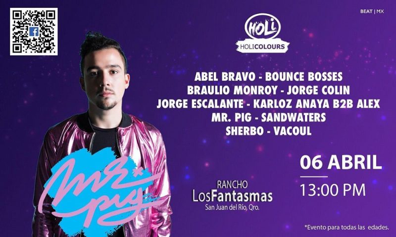 Alistan Festival Holicolours 2019 en San Juan del Río 1
