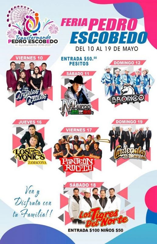 Presenta Amarildo Bárcenas cartelera artística de Feria del Grano y la Cantera 2019