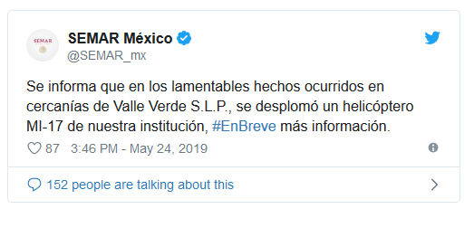 Cae helicóptero de la Marina en Jalpan, combatía incendio forestal 2 Secretaría de Marina Armada de México