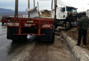 Mañana de accidentes sobre la 57 1 Mañana de accidentes sobre la 57 1