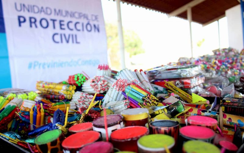 Decomisa PC 300 kilos de pirotécnia en SJR 1 Decomisa PC 300 kilos de pirotécnia en SJR