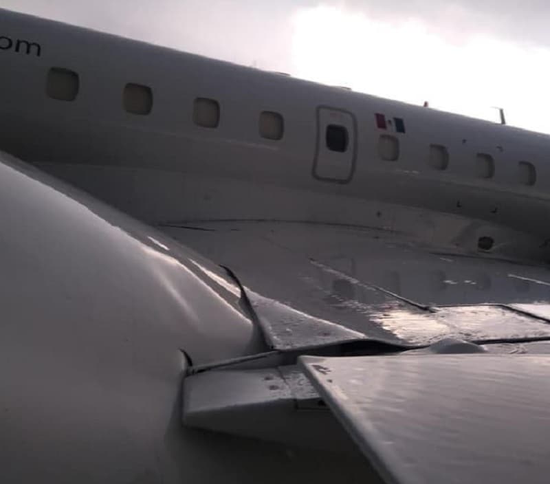 Granizada dejó daños en aeronaves y aeropuerto de Querétaro 8 Granizada dejó daños en aeronaves y aeropuerto de Querétaro