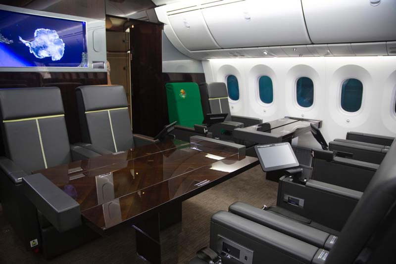 Recorrido al interior del Avión presidencial de México 3 Recorrido al interior del Avión presidencial de México
