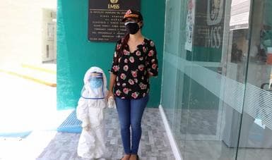 Niño Astronauta, protección anticovid-19 en el IMSS de Oaxaca 5 Niño Astronauta, protección anticovid-19 en el IMSS de Oaxaca