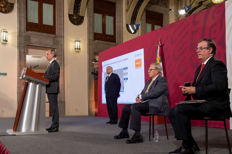 Epidemia va a la baja pero continua: AMLO