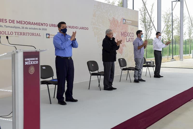 Presidente AMLO entrega obras de mejoramiento urbano en Nuevo Laredo 1 Presidente AMLO entrega obras de mejoramiento urbano en Nuevo Laredo 1