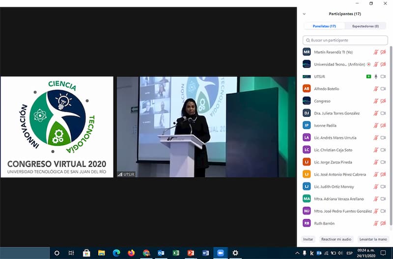 La UTSJR inaugura“Congreso Virtual Innovación, Ciencia, Tecnología”