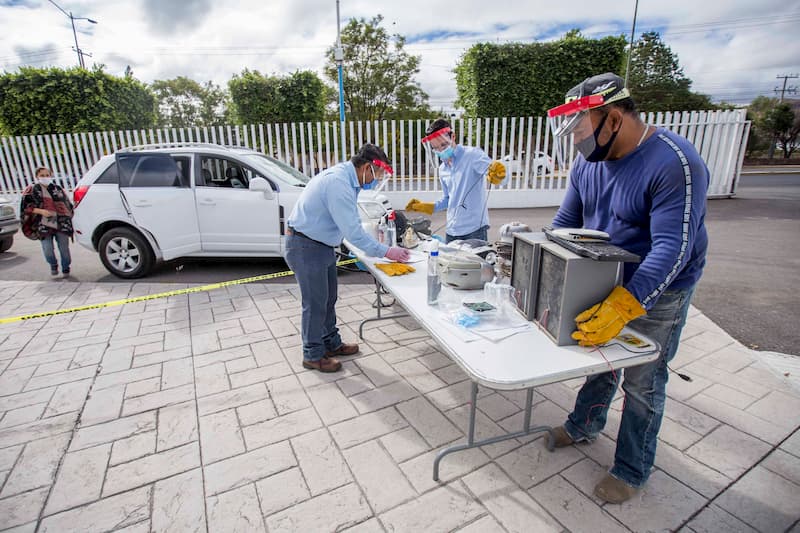 Se realizó la 4ta Jornada de Reciclaje de Aparatos Electrónicos en SJR