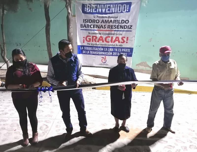 Amarildo Barcenas entrega obra de mejoramiento urbano en La Lira, Pedro Esocbedo 1 Amarildo Barcenas entrega obra de mejoramiento urbano en La Lira, Pedro Esocbedo