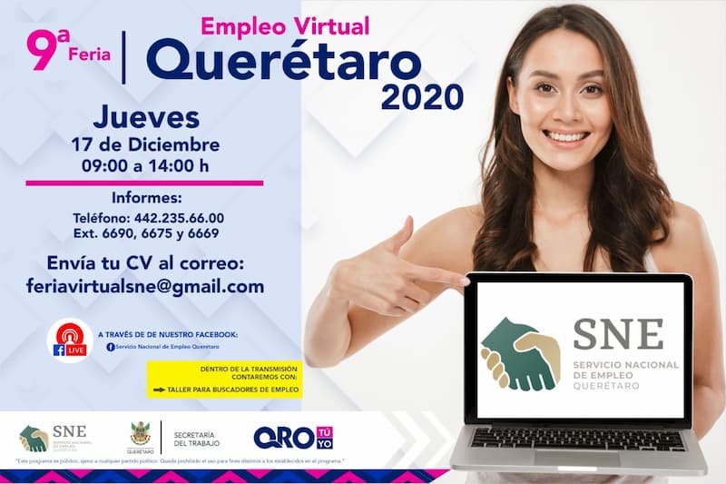 Realizarán Ferias del empleo para San Juan del Río y Querétaro 1 Realizarán Ferias del empleo para San Juan del Río y Querétaro