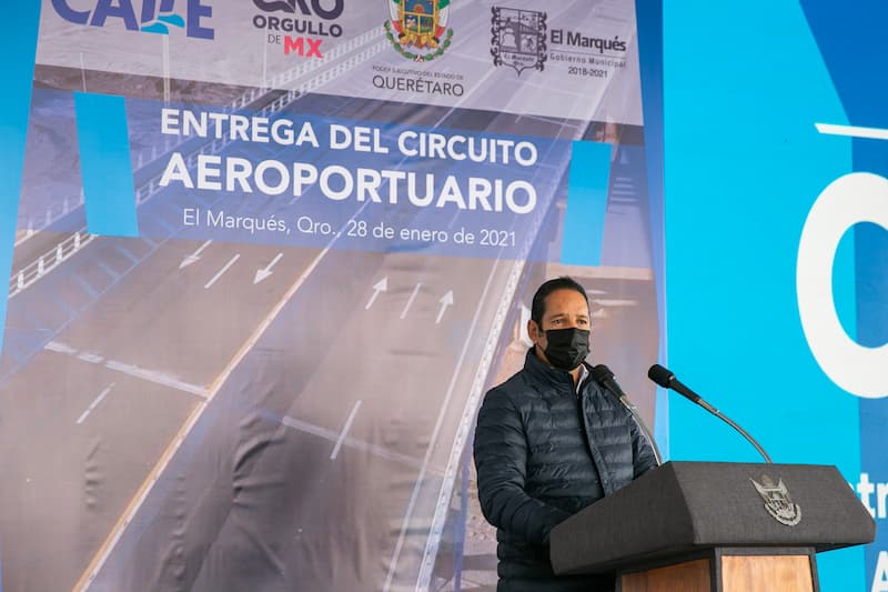 Francisco Domínguez entregó Circuito Aeroportuario en El Marqués
