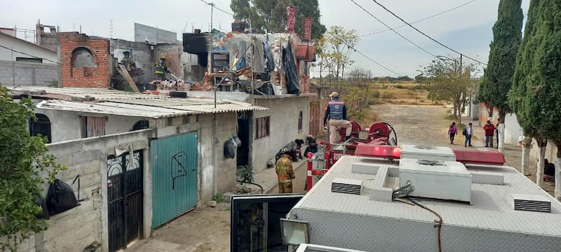 Incendio consume vivienda en Nuevo Espíritu Santo SJR