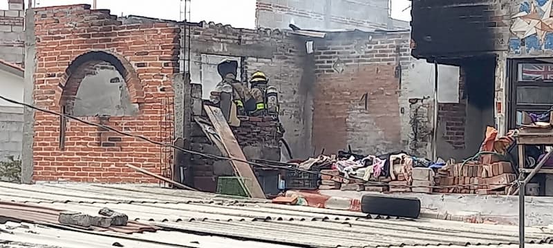 Incendio consume vivienda en Nuevo Espíritu Santo SJR