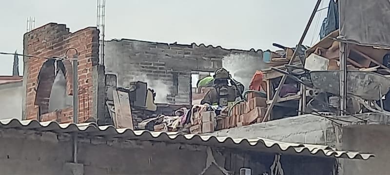 Incendio consume vivienda en Nuevo Espíritu Santo SJR