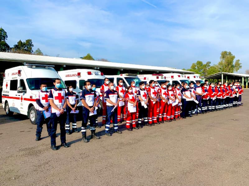 Reciben vacuna anticovid paramédicos de Cruz Roja San Juan del Río; van 87 en Querétaro