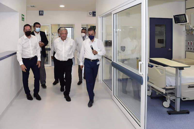 AMLO y Francisco Domínguez inauguran instalaciones del nuevo Hospital General de QRO