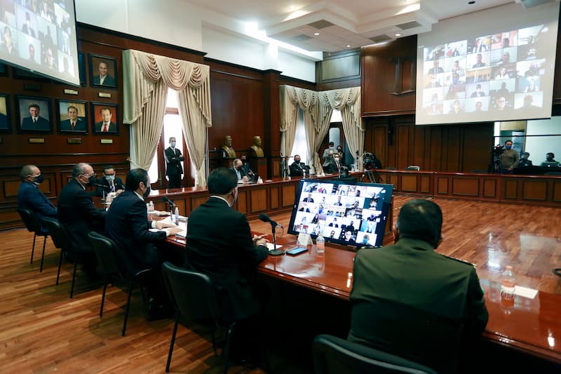 Asistió Francisco Domínguez a 9ª sesión ordinaria del consejo estatal de seguridad