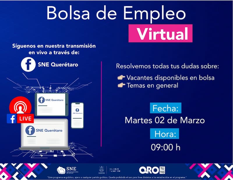 Se llevará a cabo 4ta. Feria Estatal de Empleo para las Mujeres en Querétaro