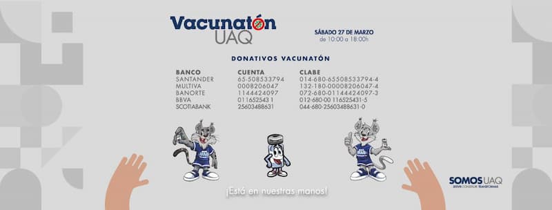 Alista UAQ programa del Vacunatón