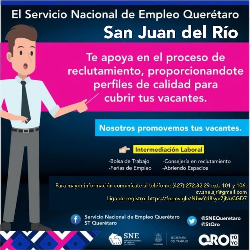 Eventos de oferta laboral para San Juan del Río