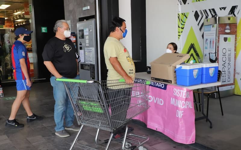 Módulos con pruebas COVID-19 para detectar casos asintomáticos en Municipio de Querétaro