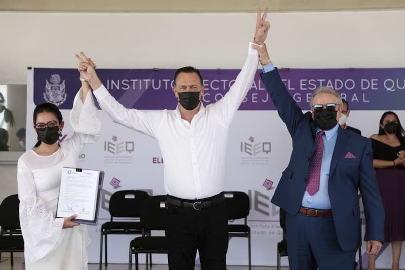 Registro de Mauricio Kuri en candidatura común con Querétaro Independiente