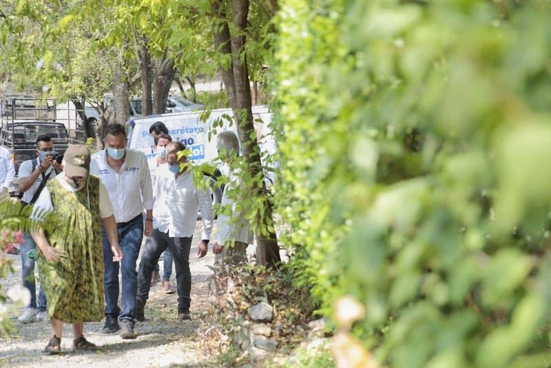 Mauricio Kuri se reunió con directora del Grupo Ecológico Sierra Gorda