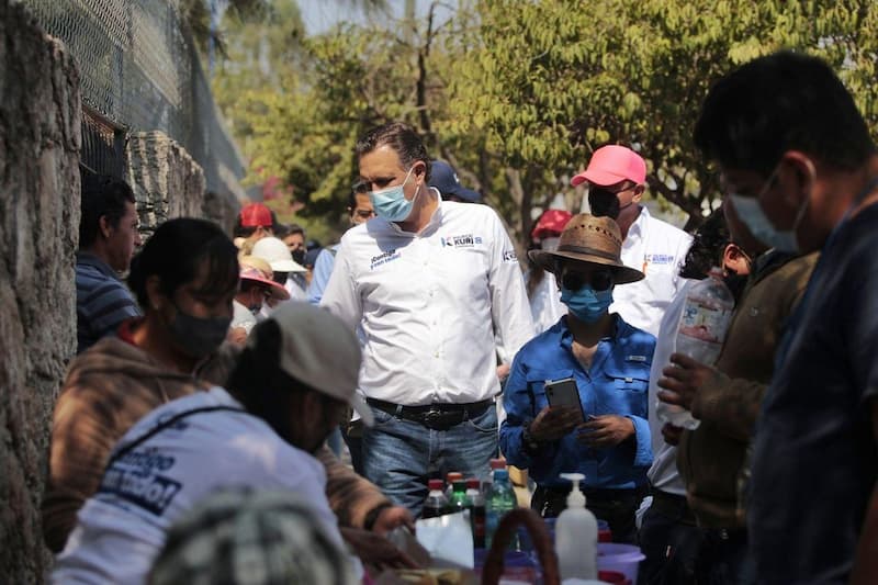 Se compromete Mauricio Kuri a garantizar piso parejo para sectores en Tequisquiapan