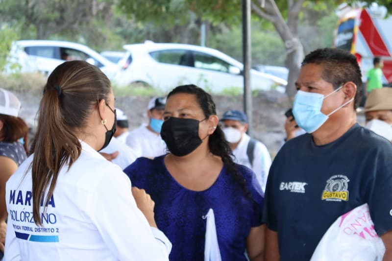 Marcia Solórzano es respaldada por habitantes del distrito