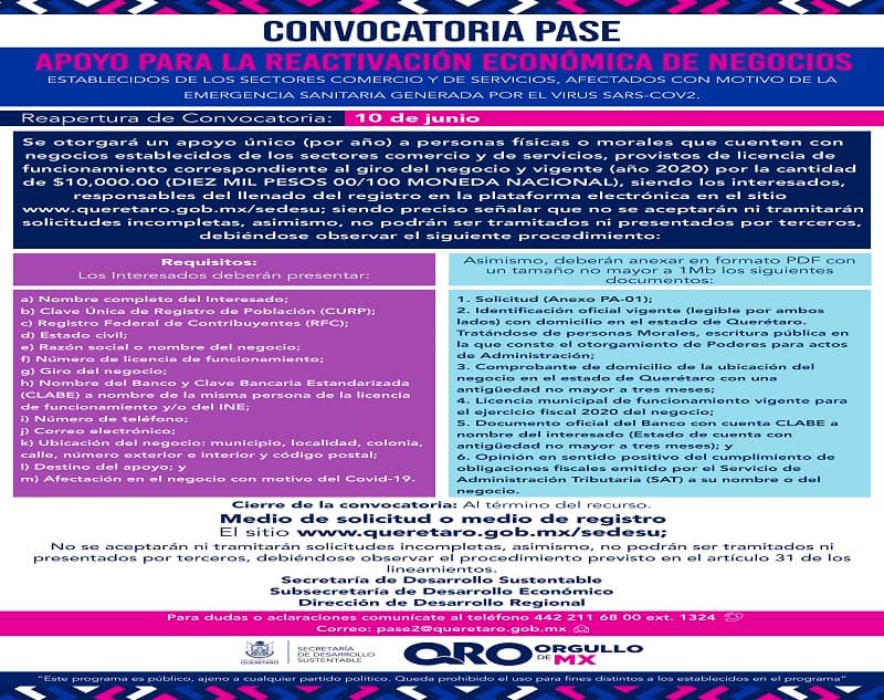 SEDESU invita a participar en la nueva convocatoria del programa PASE