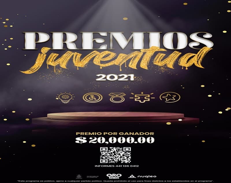 SEJVUE presenta convocatoria de los Premios Juventud 2021