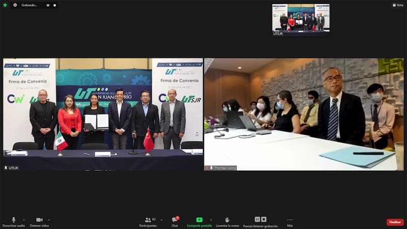 UTSJR realiza alianza de colaboración con empresa CW Business Services Limited