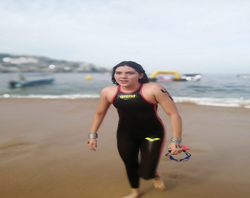 Nadadora queretana consigue su cuarto oro en Nacionales CONADE 2021