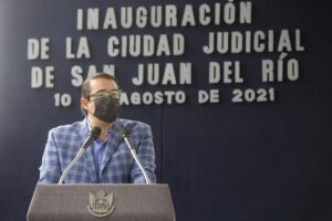 Francisco Domínguez asiste a la inauguración de la Ciudad Judicial en San Juan del Río 2