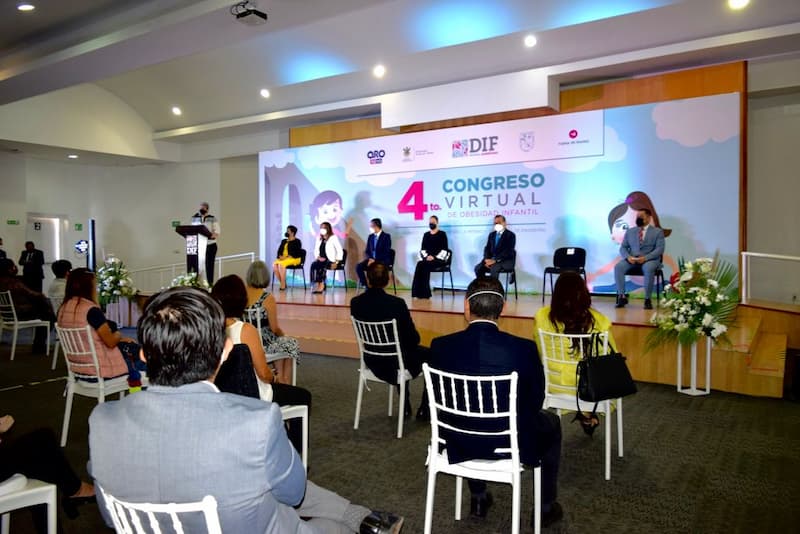 Inauguran 4to. Congreso Virtual de Obesidad Infantil en Querétaro