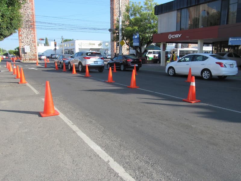 Realizan pilotaje vial en municipio de Querétaro conmemorando el Día del Peatón