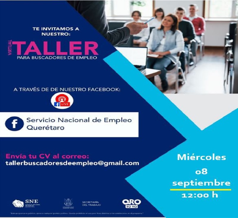 Bolsa de Empleo Virtual en San Juan del Río este 7 de septiembre