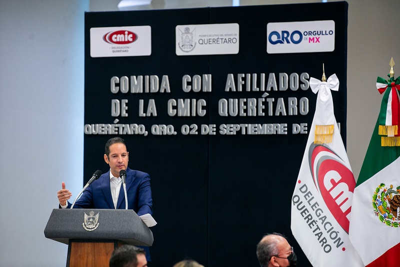 Francisco Domínguez se reúne con afiliados de la CMIC en QuerétaroFrancisco Domínguez se reúne con afiliados de la CMIC en Querétaro