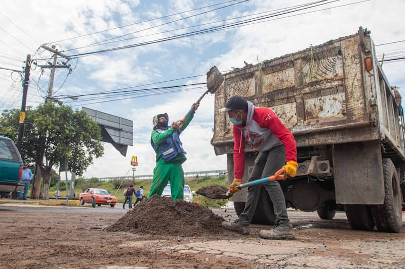 Operativos de seguridad y limpieza por lluvias en San Juan del Río