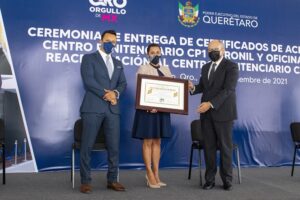 Querétaro, estado pionero en lograr la certificación total de su Sistema Penitenciario 2