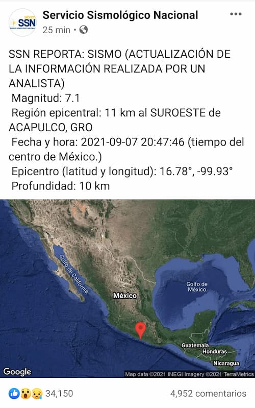 Sismo de 7.1 en CDMX, se siente en Querétaro